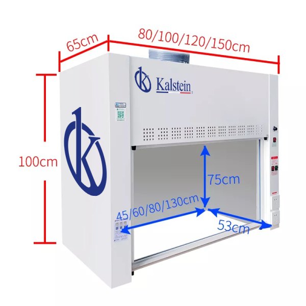 Epoxy-Coated Steel Basic Chemical Laboratory Fume Hood YR05808 // YR05812 - Image 2