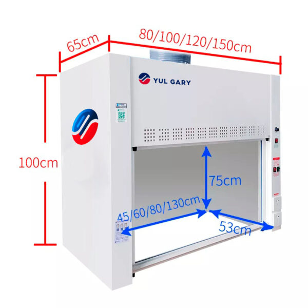 Epoxy-Coated Steel Basic Chemical Laboratory Fume Hood YG0191 // YG0195 - Image 2