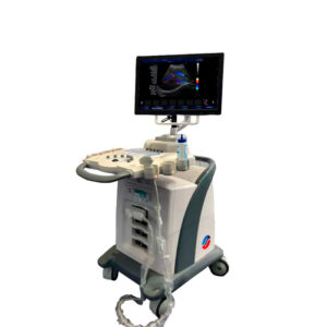 Color Doppler Ultrasound Cart with Wheels 3D Model YG1012