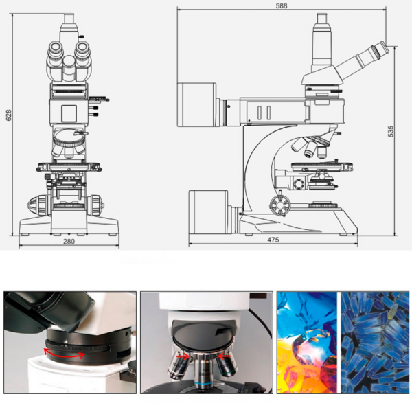 Polarizing Microscope YG1287 // YG1288 - Image 5