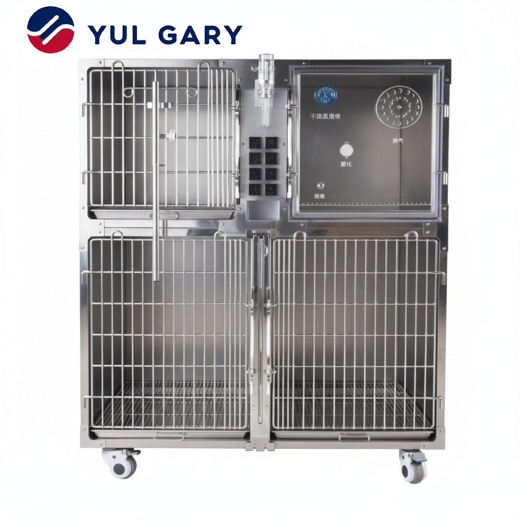 Stainless steel hospital oxygen cage YG2047