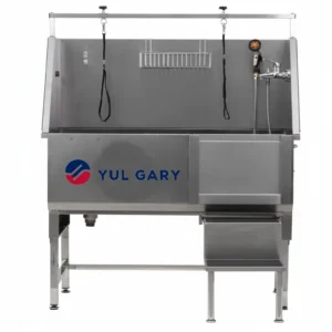 Veterinary standing bathtub with sliding door YG2050
